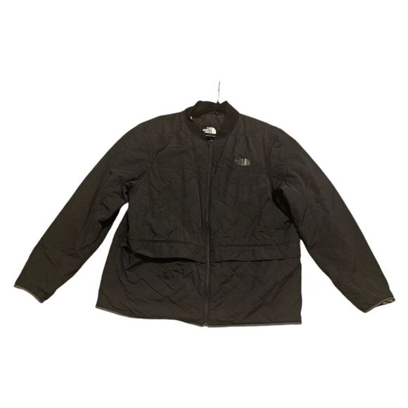 THE NORTH FACE Novelty Nuptse Cataloque Collage Newspaper Print Jacket - XXL - Picture 1 of 9